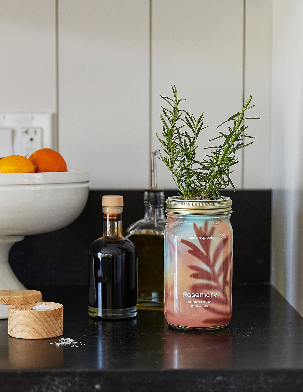 Garden Jar Duo, Basil + Rosemary