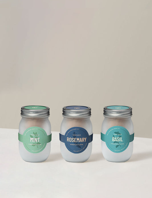 Pint-Sized Garden Jar Trio