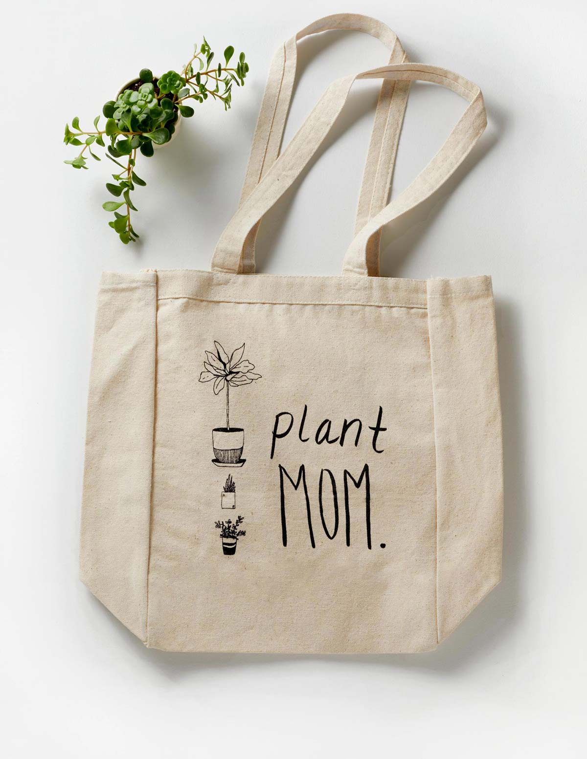 Succulent tote bag sale